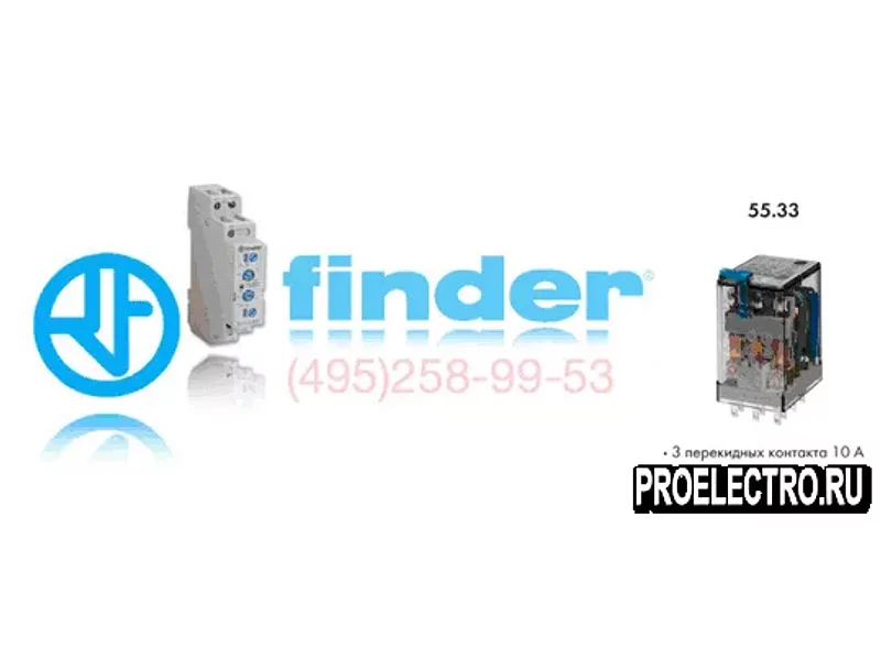 Реле Finder 55.33.9.024.0000 PAS Миниатюрное универсальное реле