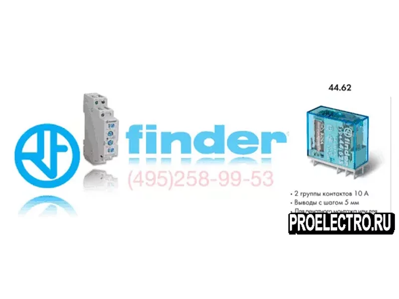 Реле Finder 44.62.7.028.4000 PAC Миниатюрное P.C.B реле