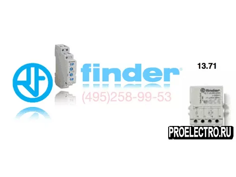 Реле Finder 13.71.8.230.0000 PAB Электронное импульсное реле