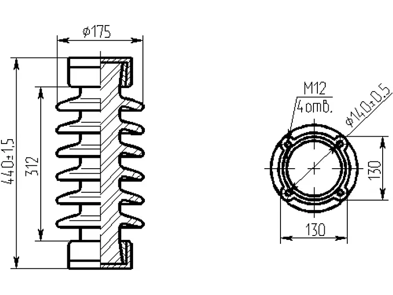 Изолятор ИОС 35-500-01