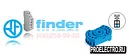 Реле Finder 90.23. SMH Розетка для реле 60.12 60.13