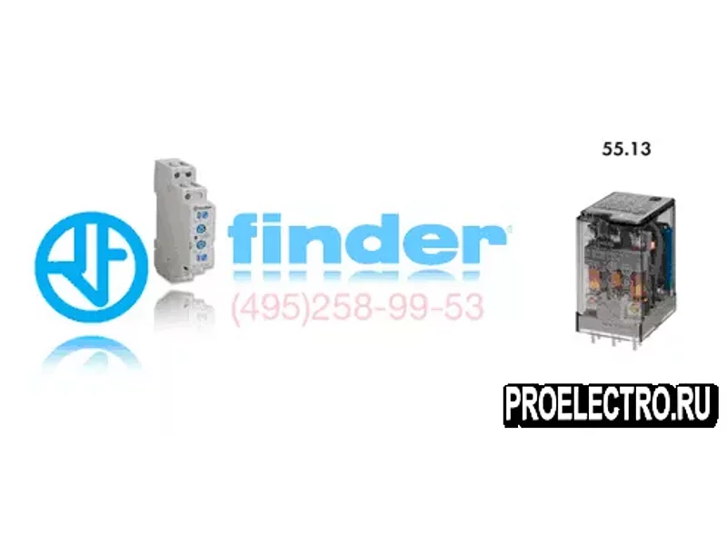 Реле Finder 55.13.8.024.0000 PAS Миниатюрное универсальное реле