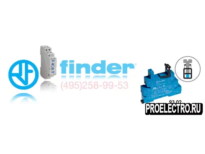 Реле Finder 93.02.7.060 Розетка для реле 34 и 38