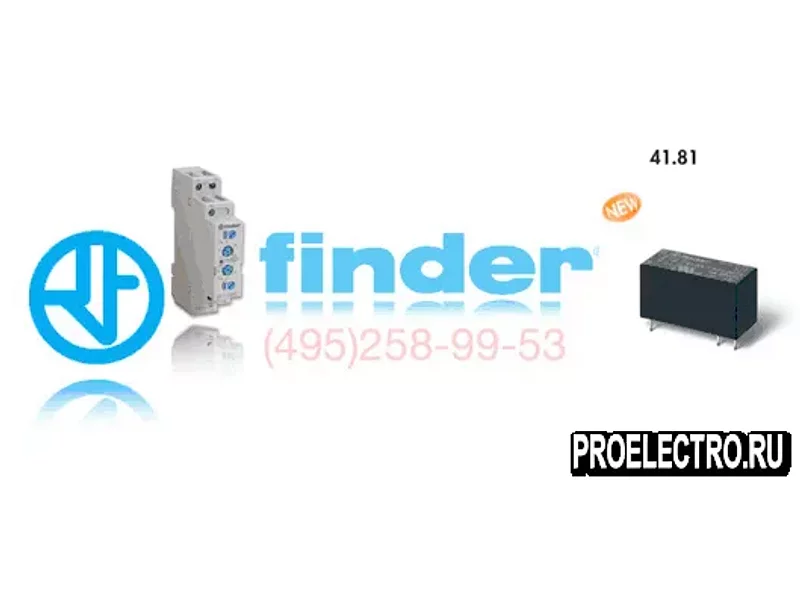 Реле Finder 41.81.7.012.9024 Низкопрофильное миниатюрное P C B реле