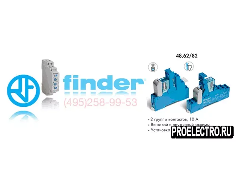 Реле Finder 48.62.7.012.0050 SPA Интерфейсный модуль реле