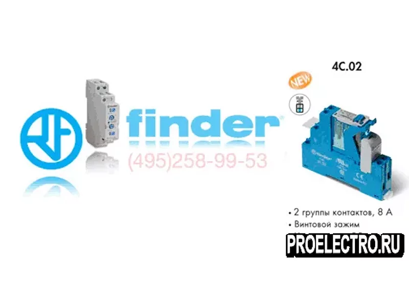 Реле Finder 4C.02.9.110.0050 SPA Интерфейсный модуль реле