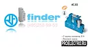 Реле Finder 4C.02.8.110.0060 SPA Интерфейсный модуль реле
