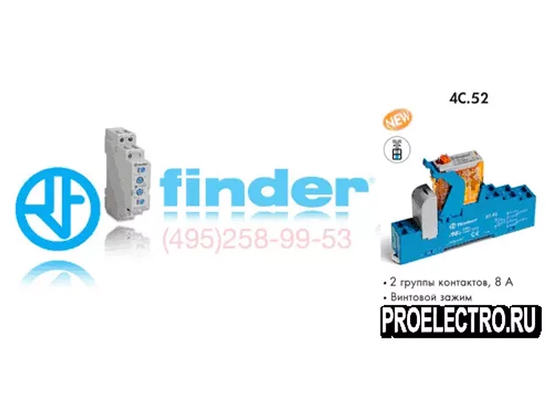Реле Finder 4C.52.8.048.0060 SPA Интерфейсный модуль реле