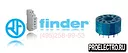 Реле Finder 90.15. Розетка для реле 60.12 60.13