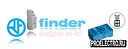 Реле Finder 90.21. SMA Розетка для реле 60.12 60.13