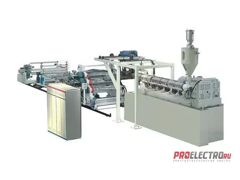 Линия для производства однослойных и многослойных листов из PET, APET,PETG,CPET