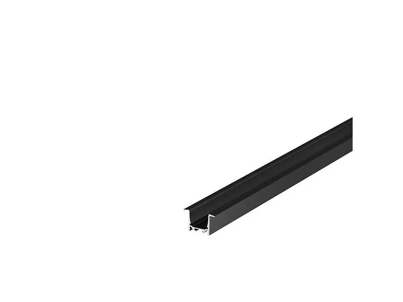 SLV 1000495 GRAZIA 20, профиль встраиваемый, 2 м, без экрана, черный