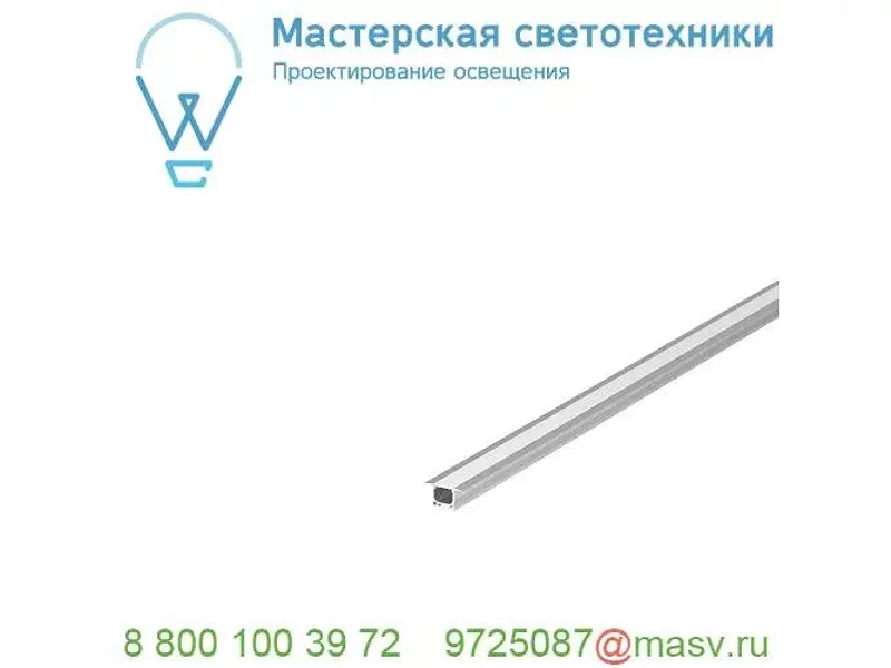 1000457 SLV GRAZIA 10, профиль встраиваемый, 2 м, без экрана, алюминий
