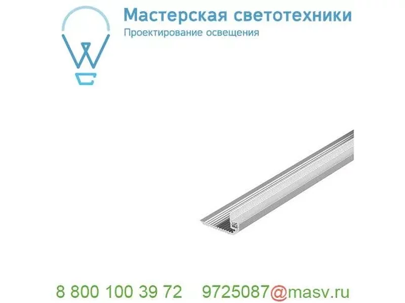 213591 SLV GLENOS F-3820 DOWN 100 профиль для окантовки ступеней, без экрана, 1 м, алюминий