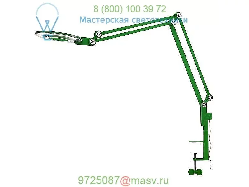 Link Clamp Mount Task Lamp LINK SML CLP WHT Pablo Designs, настольная лампа