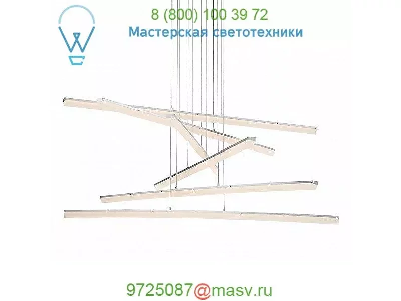 PD-29803-BK dweLED Stack LED Multi-Light Pendant Light, светильник