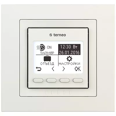 Терморегулятор программируемый terneo pro unic,16 А, 3 кВт (00807)