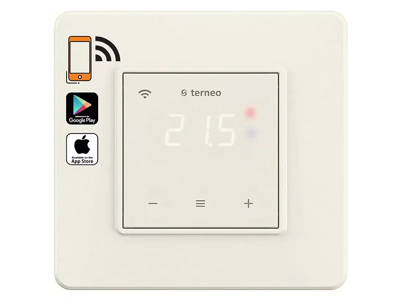 Wi-Fi терморегулятор terneo sx, 16 А, 3 кВт c сенсорным управлением (00802)
