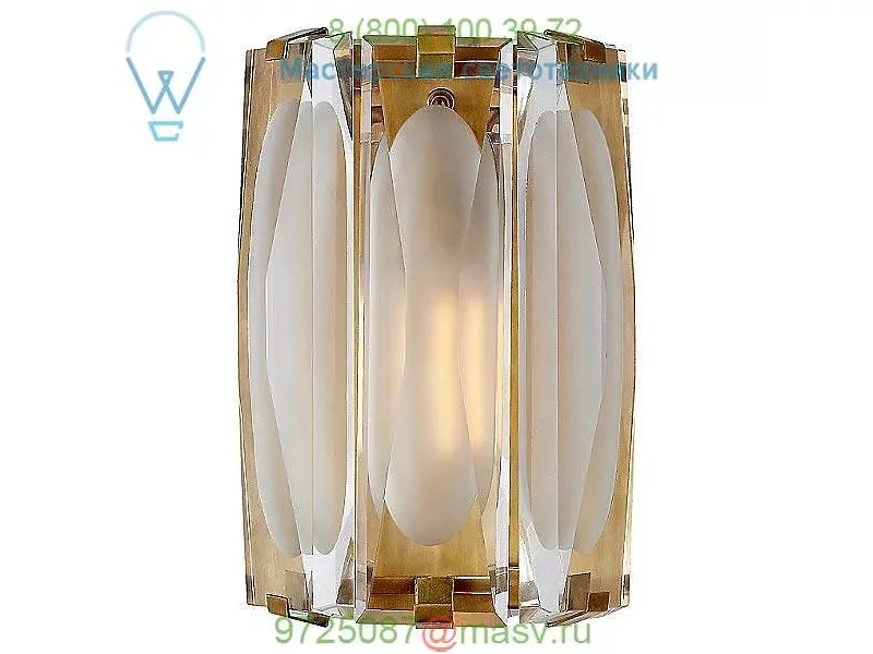 Castle Peak Large Wall Sconce Visual Comfort KS 2062PN-CG, настенный светильник