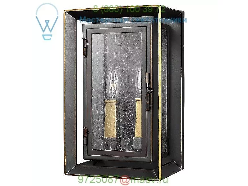 Feiss Urbandale 2 Light Outdoor Wall Sconce OL13801ANBZ/PBB, уличный настенный светильник