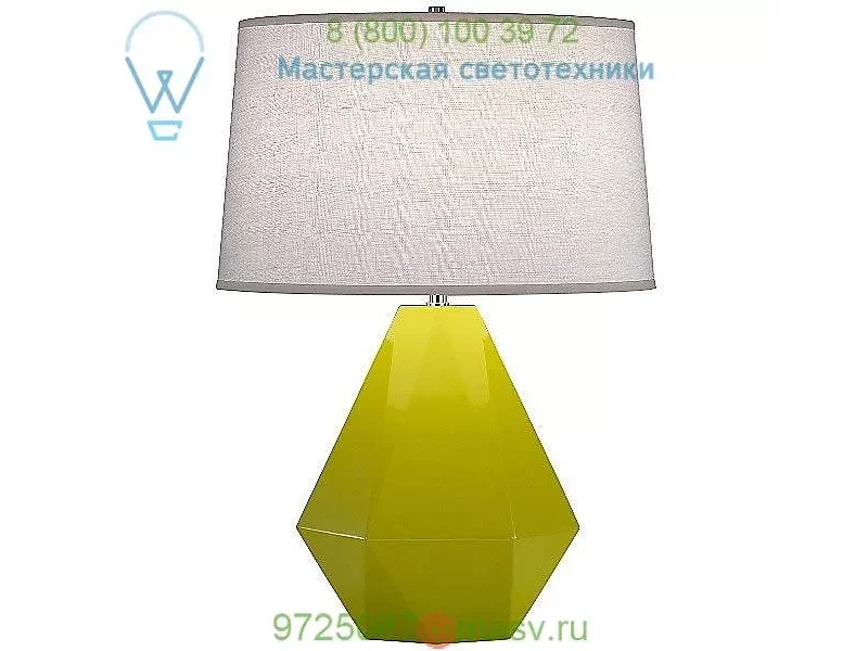 Robert Abbey 941 Delta Table Lamp, настольная лампа