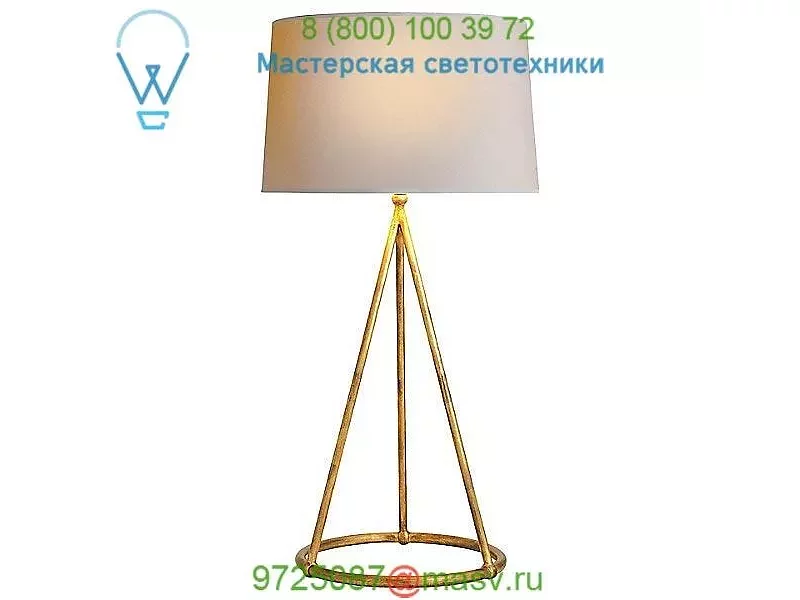 Visual Comfort Nina Tapered Table Lamp TOB 3026GI-NP, настольная лампа