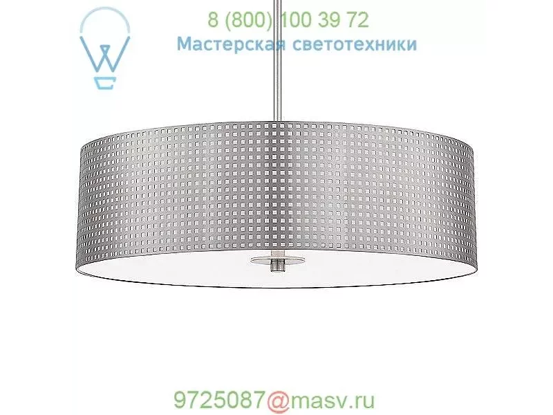 Grid Drum Pendant Light P5743-084 George Kovacs, светильник