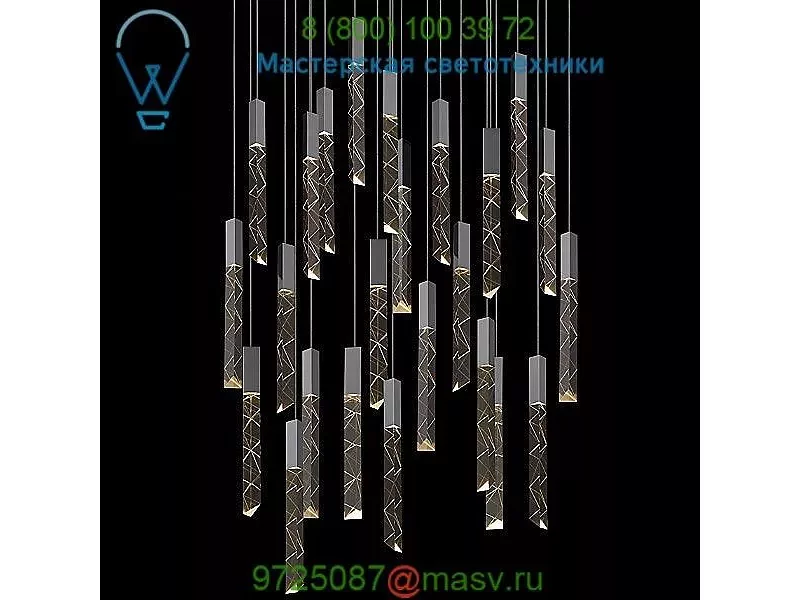 Trinity Round Cluster LED Pendant Light SONNEMAN Lighting 2952.01, светильник