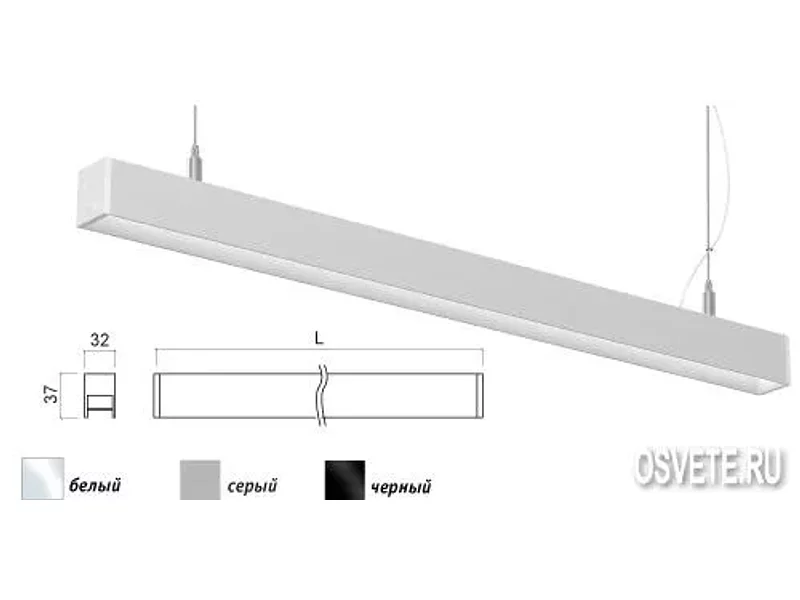Светодиодный подвесной светильник INI led 03