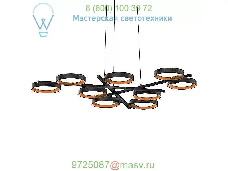 2656.25W Light Guide Ring 9-Light LED Pendant Light SONNEMAN Lighting, светильник