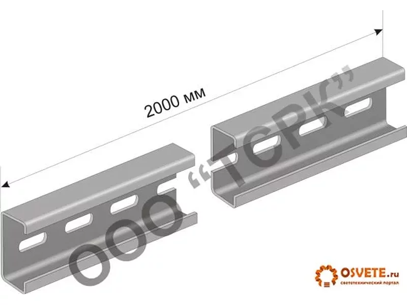 К110 Профиль С-образный К-110 УТ1,5 (горячий цинк) H=80, B=40, h=30, S=3mm L=2м