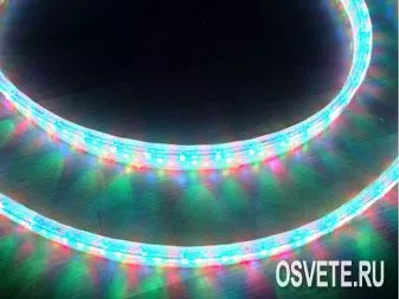 Плоский светодиодный Дюралайт RGB