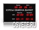 Табло обмена валют "Световод"