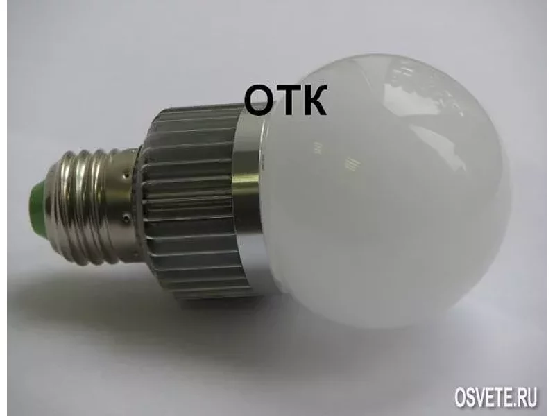 Светодиодная энергосберегающая лампа OTK RZ4/2 E27 4W Круглая