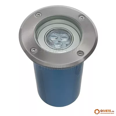 Светильник тротуарный с поворотной лампой арт. 3739 Litewell. 220V, 4Вт, IP65.
