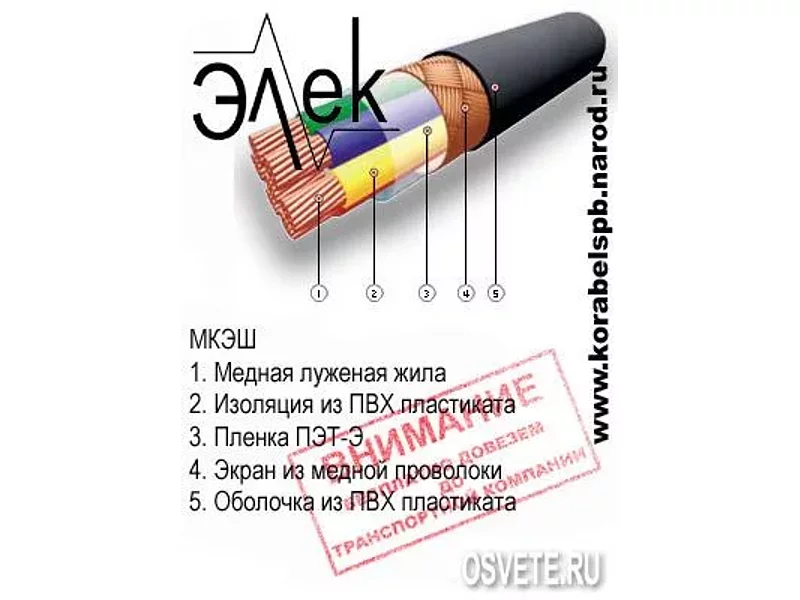 МКЭШ монтажный кабель