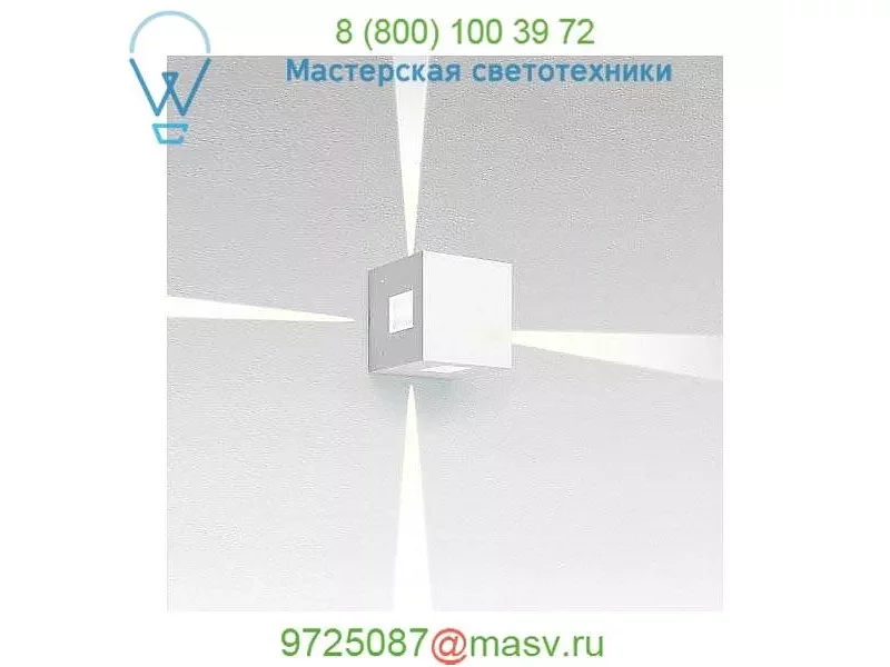 USC-T42012NW08 Artemide Effetto Square Outdoor LED Wall Light, уличный настенный светильник