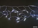 Световые светодиодные гирлянды сосульки бахрома LED IPLR 3040B 240V white cable