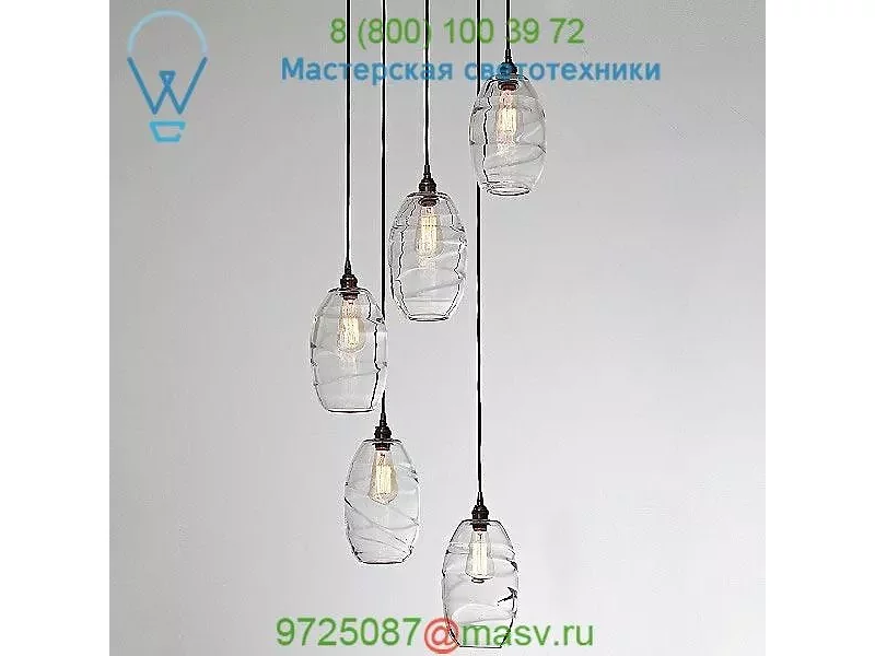 CHB0035-03-FB-OC-C01-E2 Ellisse Multipoint Pendant Light Hammerton Studio, светильник