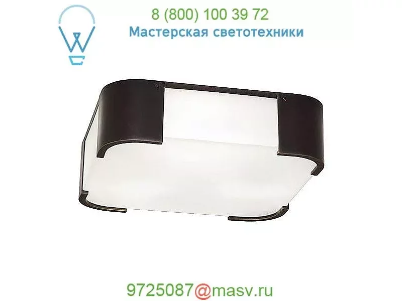 Bryce Flush Mount Ceiling Light Robert Abbey 1319, светильник