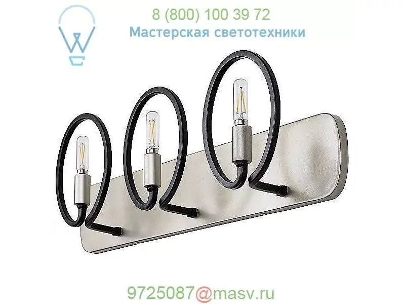 Varaluz 316B02SOBL Eliptico Vanity Light, светильник для ванной