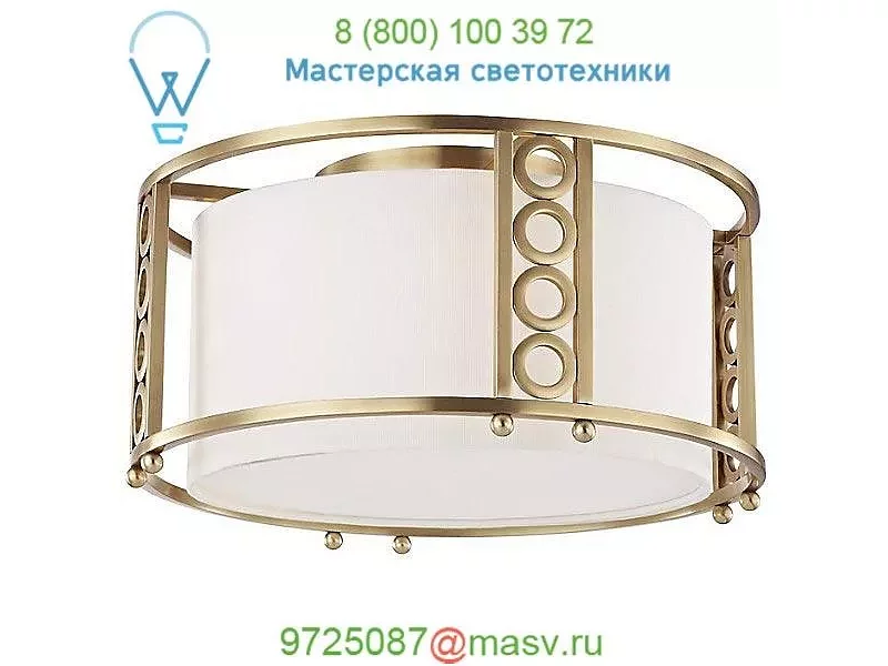 6710-AGB Hudson Valley Lighting Infinity Flush Mount Ceiling Light, потолочный светильник