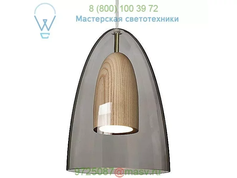 1JT-DANOCLNA-LED-BR Dano LED Mini Pendant Light Besa Lighting, подвесной светильник