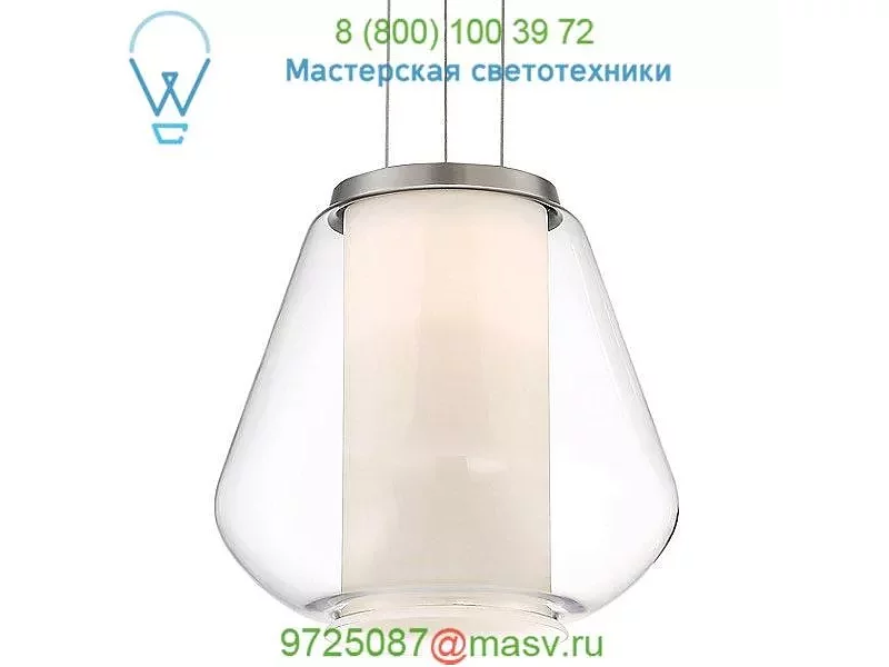 DweLED Dynamo LED Pendant Light PD-64713-BN/CH, светильник
