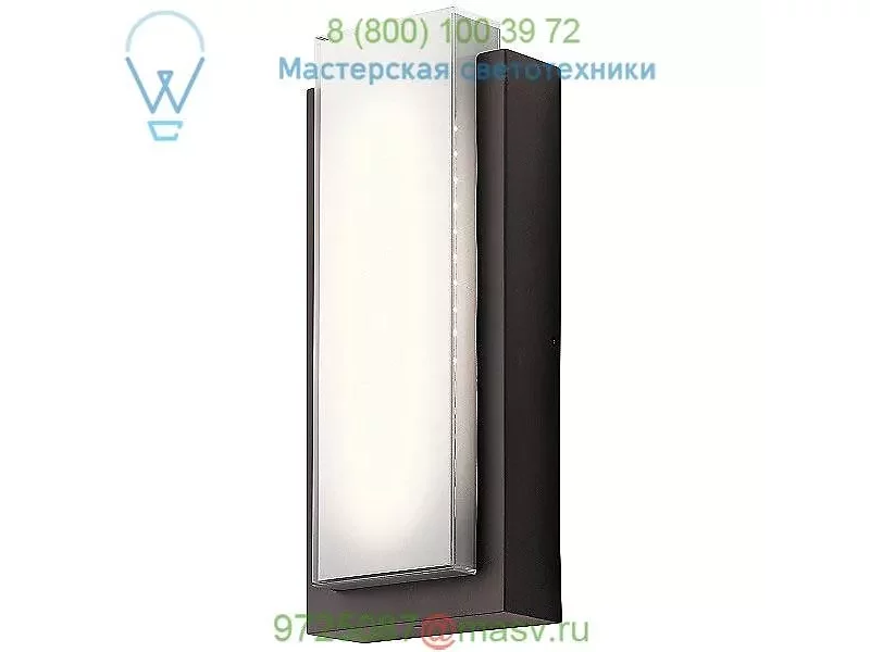 49557AZLED Dahlia 2 Light LED Outdoor Wall Light Kichler, уличный настенный светильник