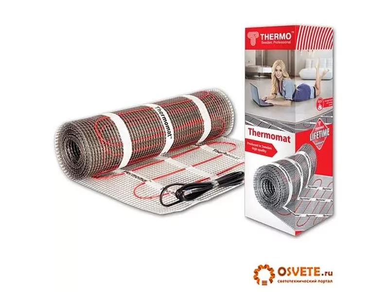 Теплый пол THERMO термомат нагревательный TVK-130 2 м.кв скидки