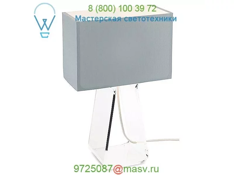 TT 14 WHT/CLR Tube Top Table Lamp Pablo Designs, настольная лампа