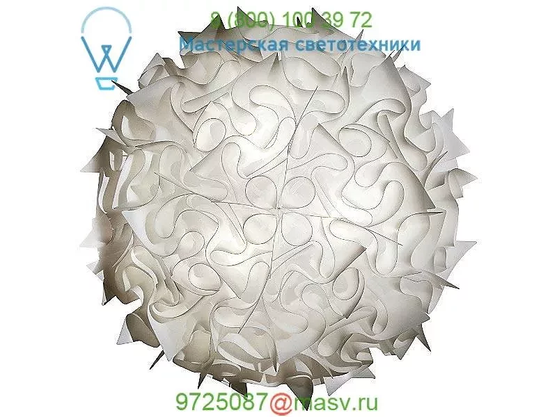 Veli Large Ceiling/Wall Light VEL78PLF0003W_000 Slamp, светильник