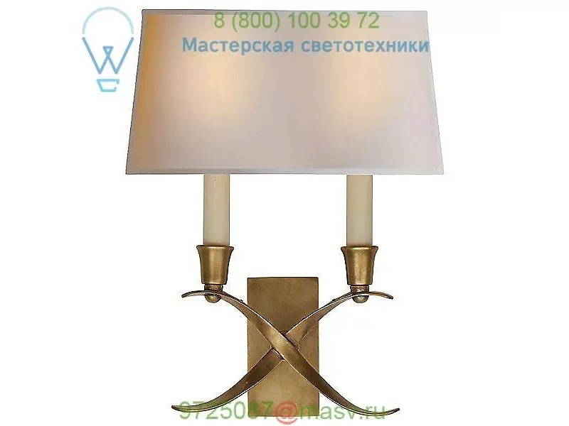 Visual Comfort Cross Bouillotte Wall Sconce CHD 1190AN-NP, настенный светильник