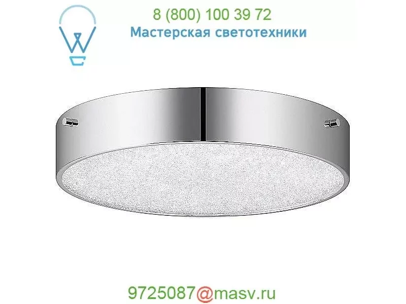 Elan Lighting Crystal Moon LED Round Flush Mount Ceiling Light 83588, светильник